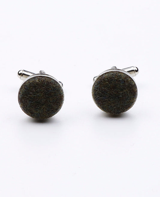 Boutons de Manchette Vert n°3 en Laine | Claude - Unipap's