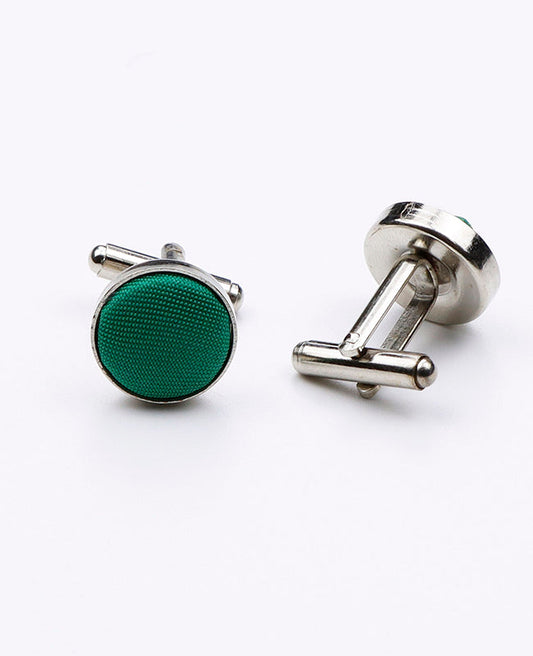 Boutons de Manchette Vert n°3 en Polyester | Anatole - Unipap's