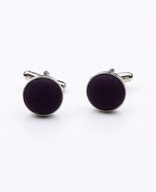 Boutons de Manchette Violet n°2 en Polyester | Octave - Unipap's