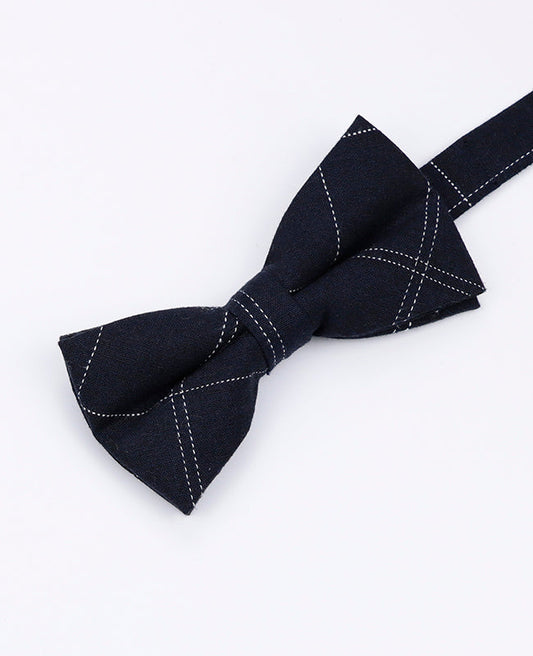 Noeud Papillon Tartan Noir n°1 Homme en Coton | Marcel - Unipap's