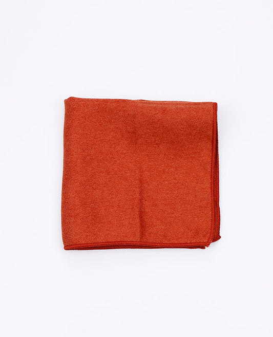 Pochette de Costume Orange n°2 en Effet Velours | Simon - Unipap's