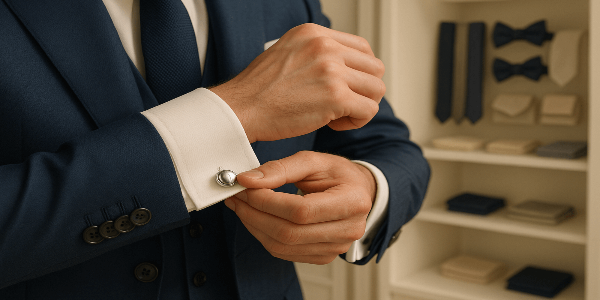 Les Boutons de Manchette : Accessoire Indispensable pour Élever Votre Style ! Image
