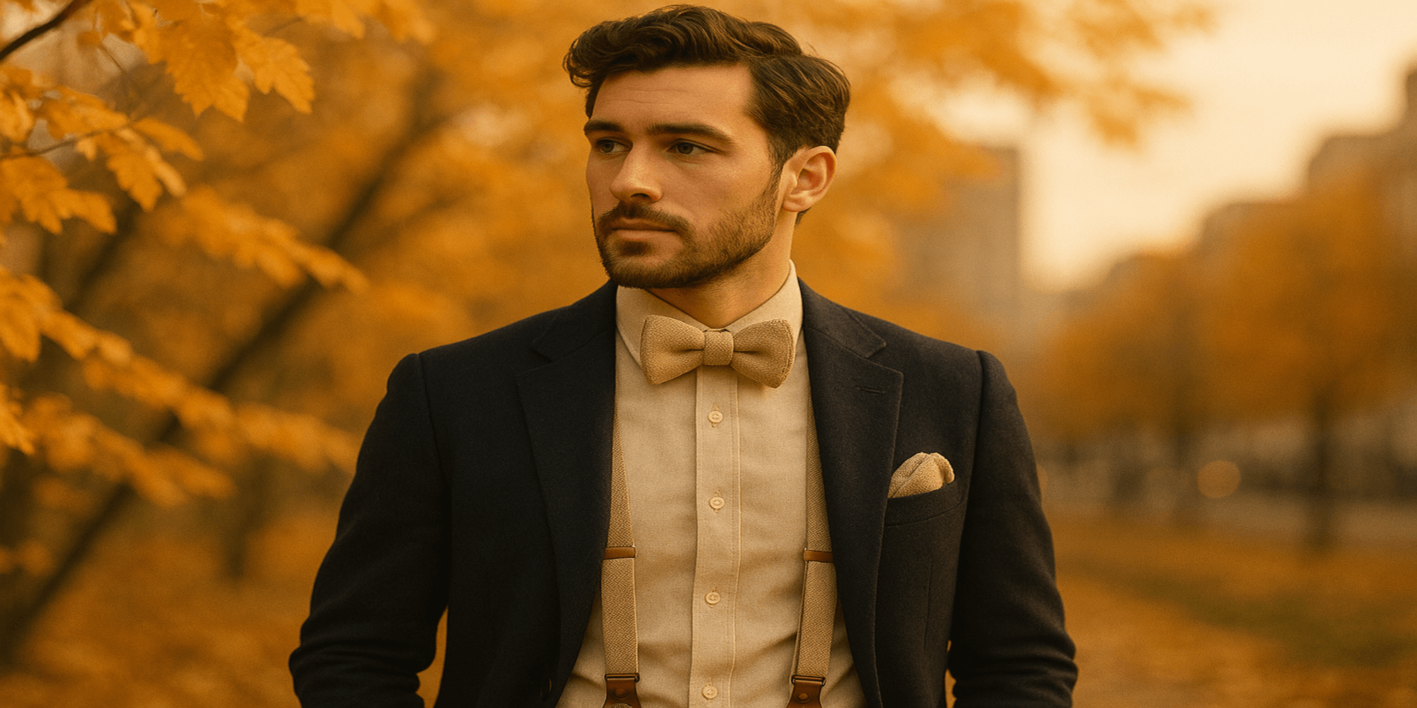 Pourquoi les accessoires de costume beige sont-ils parfaits pour l’automne ? Image