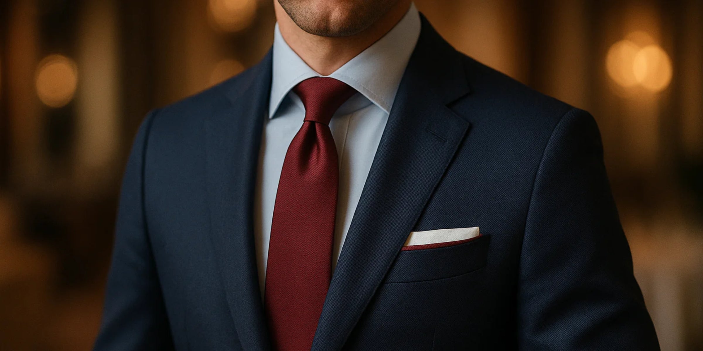 Comment assortir une cravate à une pochette de costume ? Image