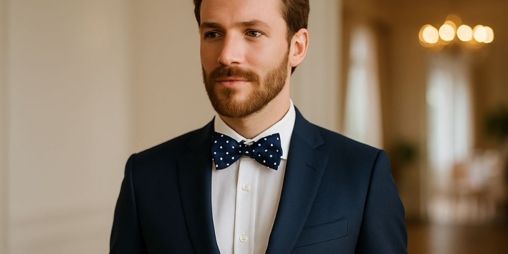 Noeud papillon à pois : Conseils pour un look homme élégant et original Image