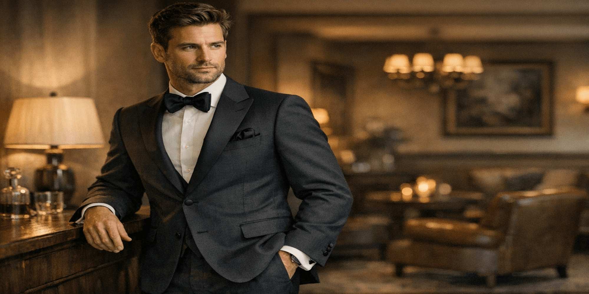 Pourquoi choisir des accessoires de costume noirs pour un look chic ? Image