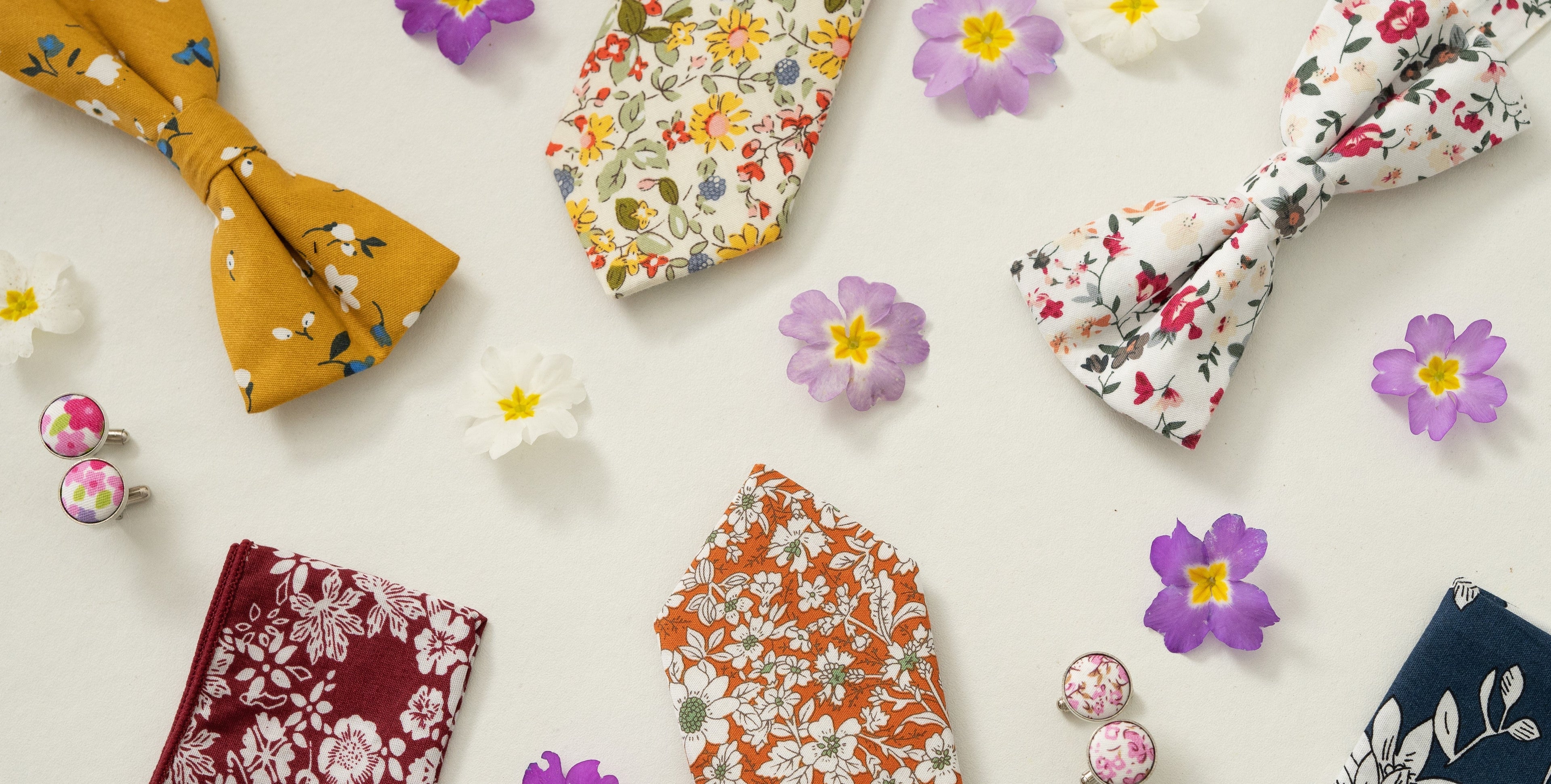 Les Noeuds Papillon Liberty : Un Style Printanier pour vos Cérémonies Image