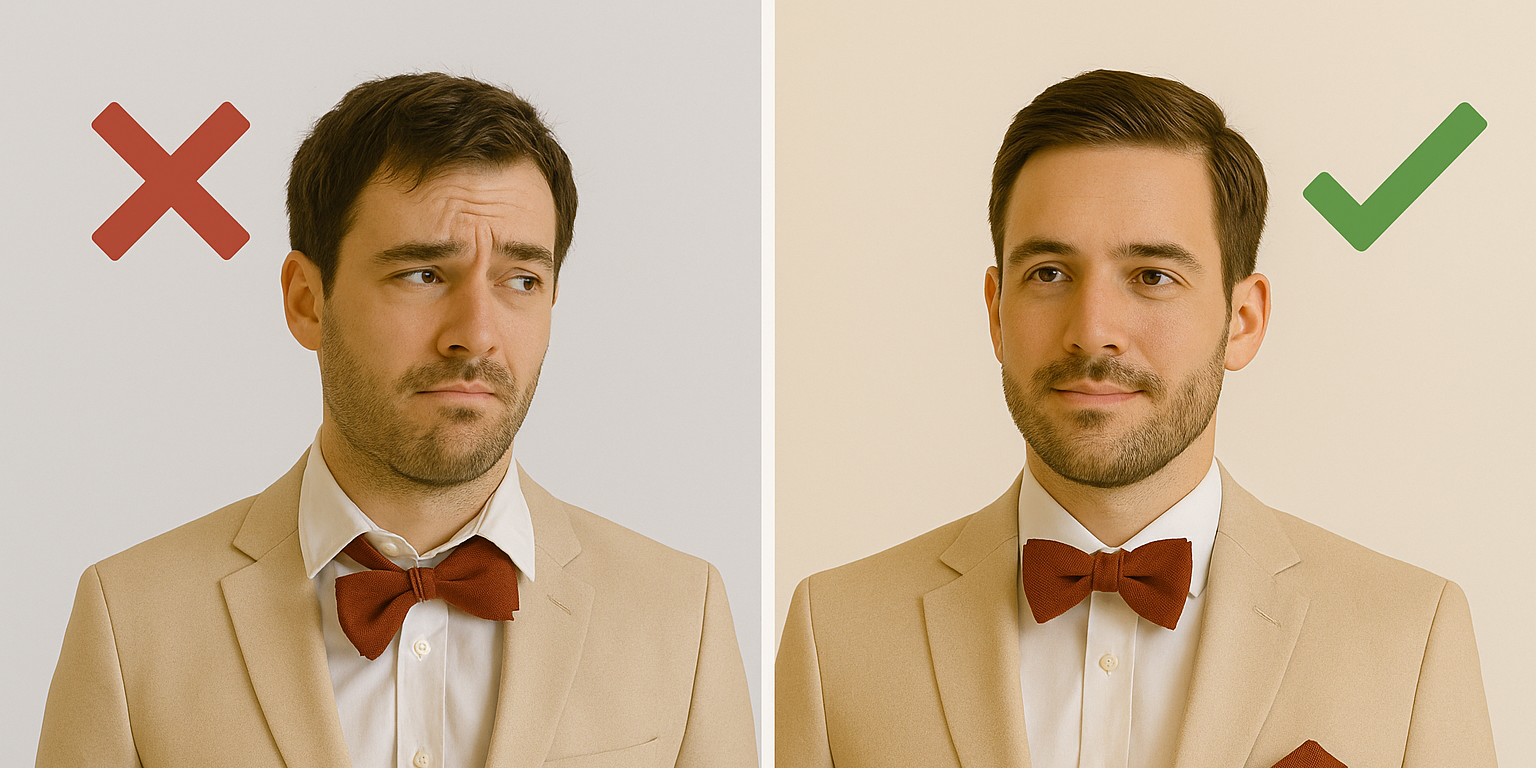 5 erreurs à éviter quand on porte un nœud papillon pour un look homme élégant Image