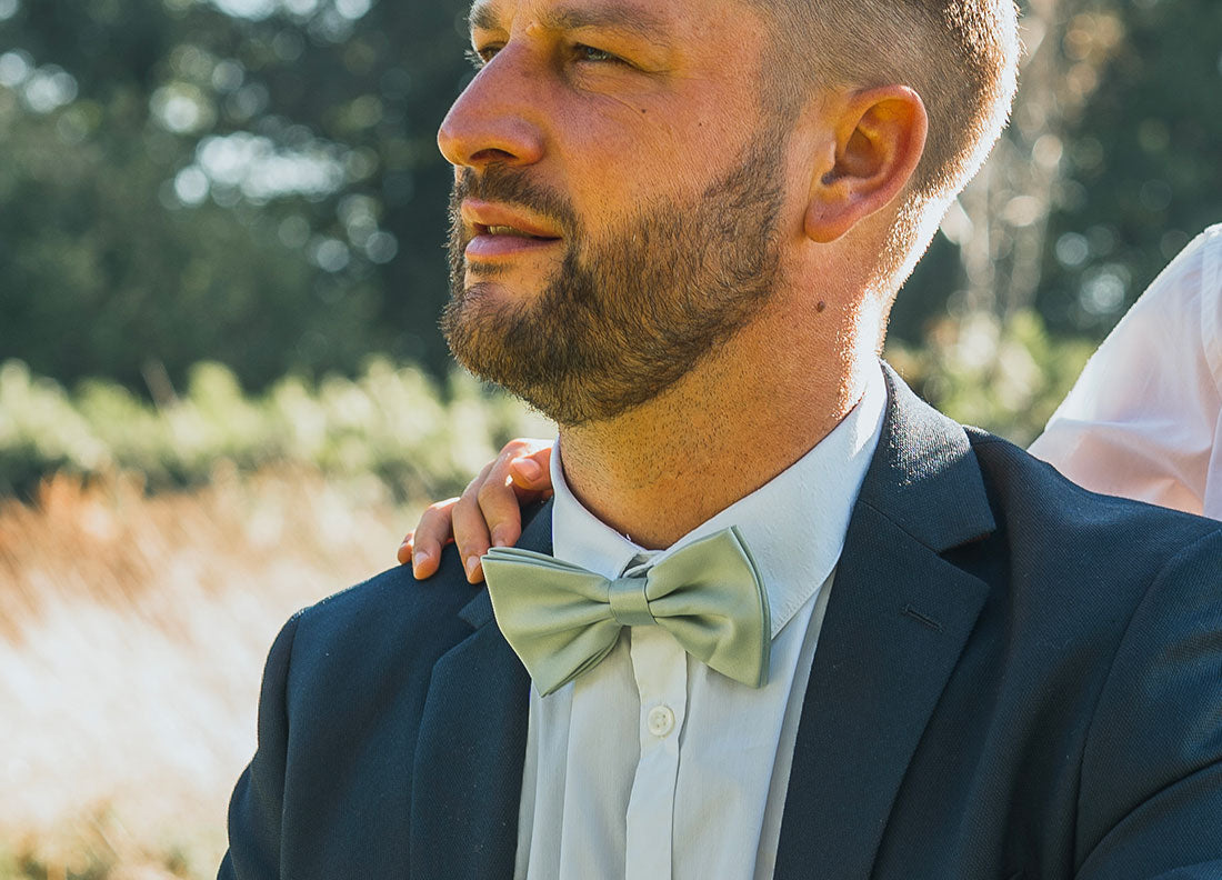 noeud papillon costume bleu marine