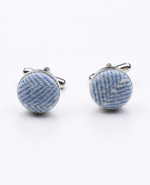 Boutons de Manchette Bleu n°1 en Laine | Claude - Unipap's