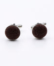 Boutons de Manchette Rouge n°3 en Laine | Claude - Unipap's