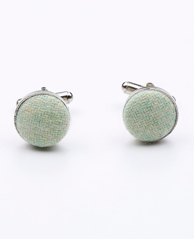Boutons de Manchette Vert n°4 en Laine | Claude - Unipap's