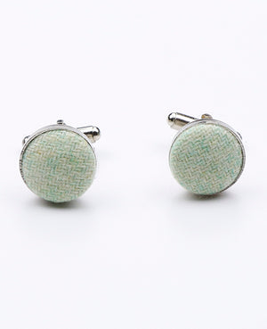 Boutons de Manchette Vert n°4 en Laine | Claude - Unipap's