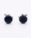 Boutons de Manchette Bleu n°1 en Polyester | Anatole - Unipap's