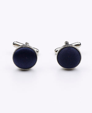 Boutons de Manchette Bleu n°1 en Polyester | Anatole - Unipap's