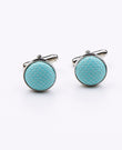 Boutons de Manchette Bleu n°1 en Polyester | Martin - Unipap's