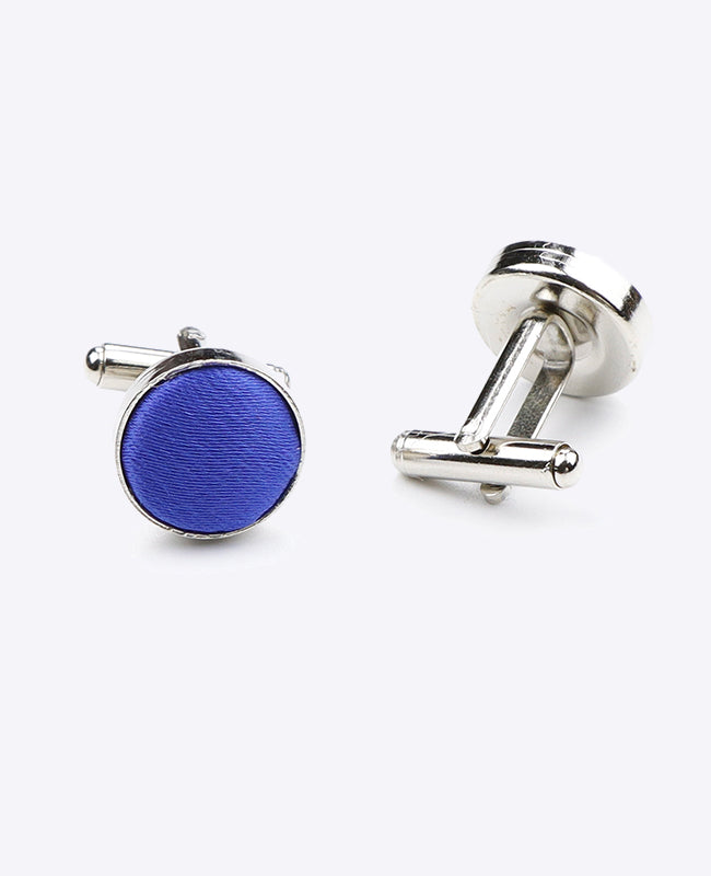 Boutons de Manchette Bleu n°2 en Polyester | Jules - Unipap's
