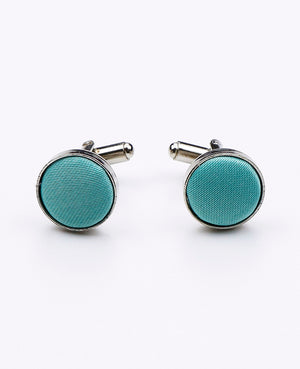 Boutons de Manchette Bleu n°4 en Polyester | Anatole - Unipap's