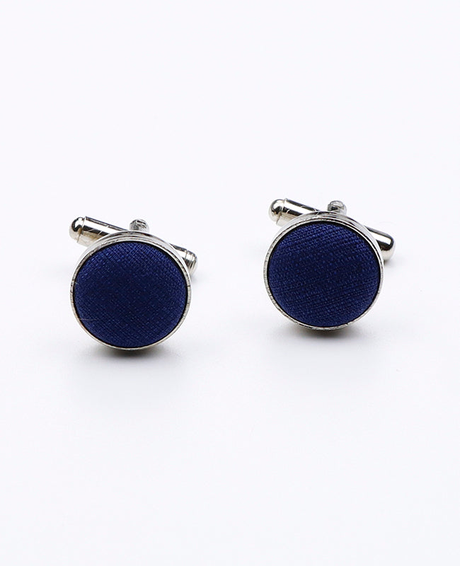 Boutons de Manchette Bleu n°5 en Polyester | Octave - Unipap's