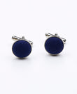Boutons de Manchette Bleu n°5 en Polyester | Octave - Unipap's
