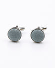 Boutons de Manchette Bleu n°6 en Polyester | Octave - Unipap's
