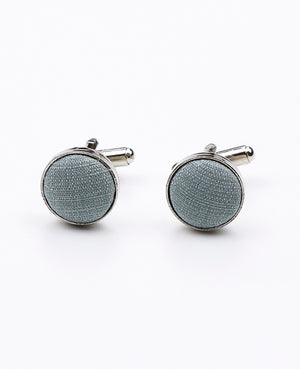 Boutons de Manchette Bleu n°6 en Polyester | Octave - Unipap's