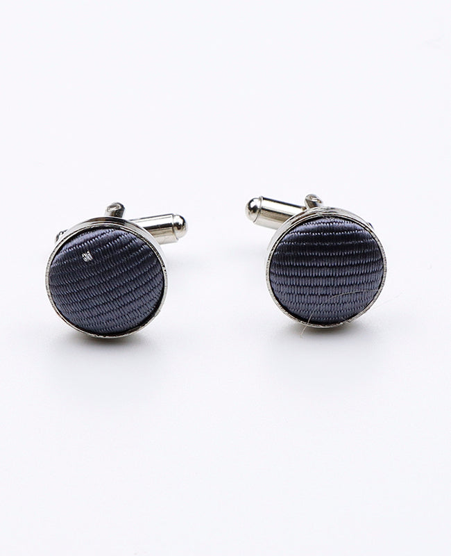 Boutons de Manchette Gris n°1 en Polyester | Georges - Unipap's