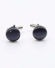 Boutons de Manchette Gris n°1 en Polyester | Georges - Unipap's