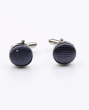 Boutons de Manchette Gris n°1 en Polyester | Georges - Unipap's