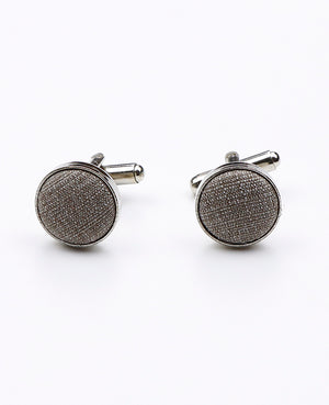 Boutons de Manchette Gris n°1 en Polyester | Octave - Unipap's