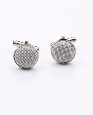 Boutons de Manchette Gris n°2 en Coton | Edgard - Unipap's
