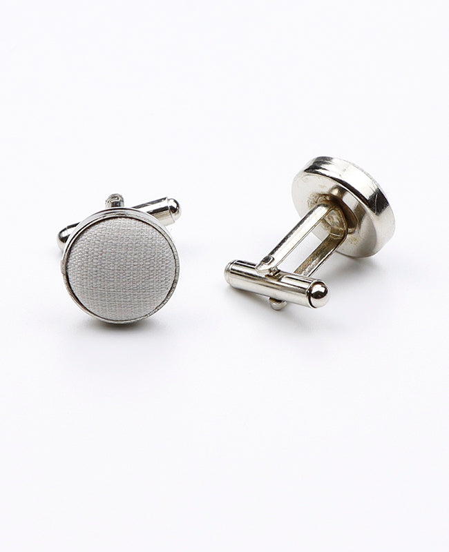Boutons de Manchette Gris n°2 en Polyester | Octave - Unipap's