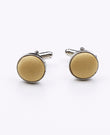 Boutons de Manchette Jaune n°2 en Polyester | Anatole - Unipap's