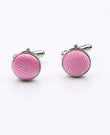 Boutons de Manchette Rose en Polyester | Georges - Unipap's
