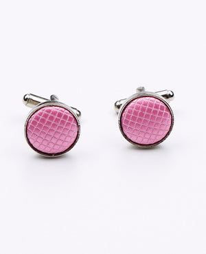 Boutons de Manchette Rose n°2 en Polyester | Martin - Unipap's