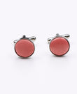 Boutons de Manchette Rose n°3 en Polyester | Anatole - Unipap's