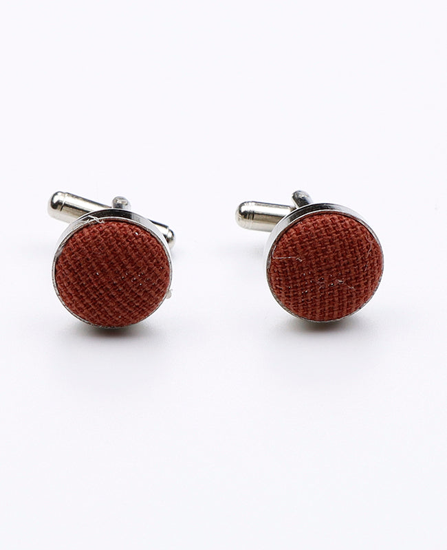 Boutons de Manchette Rouge en Coton | Edgard - Unipap's