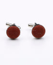 Boutons de Manchette Rouge en Coton | Edgard - Unipap's