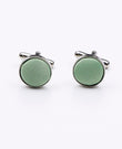 Boutons de Manchette Vert n°1 en Polyester | Anatole - Unipap's