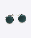 Boutons de Manchette Vert n°1 en Polyester | Jules - Unipap's