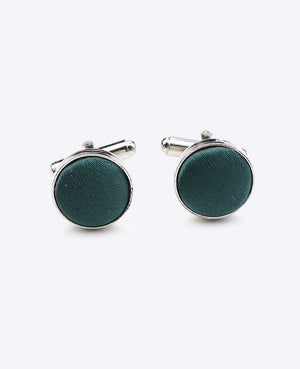 Boutons de Manchette Vert n°1 en Polyester | Jules - Unipap's