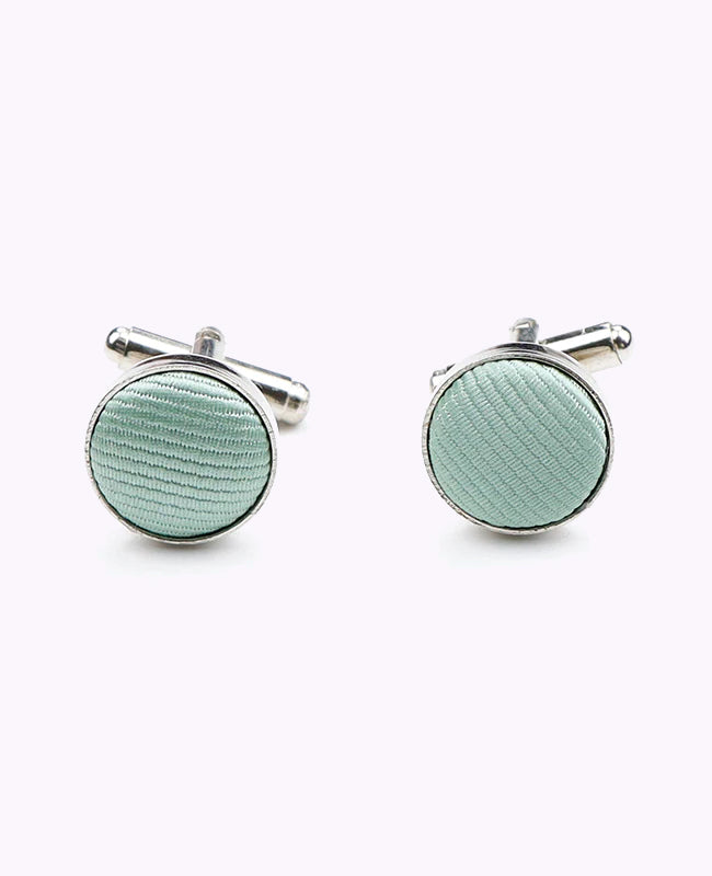 Boutons de Manchette Vert n°1 en Polyester | Lucien - Unipap's