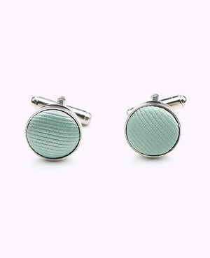 Boutons de Manchette Vert n°1 en Polyester | Lucien - Unipap's