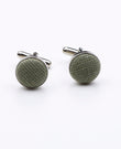 Boutons de Manchette Vert n°2 en Coton | Edgard - Unipap's