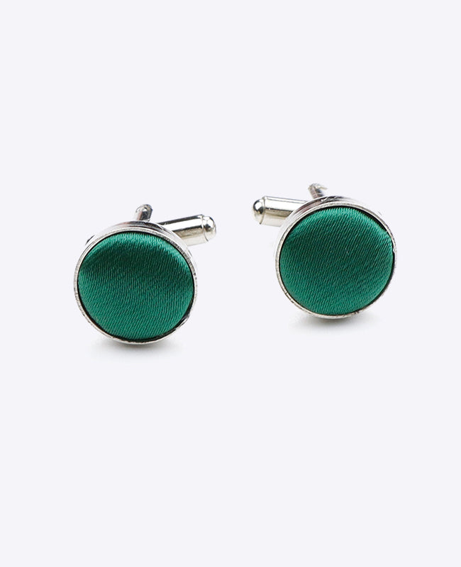 Boutons de Manchette Vert n°2 en Polyester | Jules - Unipap's