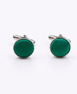 Boutons de Manchette Vert n°3 en Polyester | Anatole - Unipap's