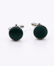 Boutons de Manchette Vert n°4 en Polyester | Anatole - Unipap's