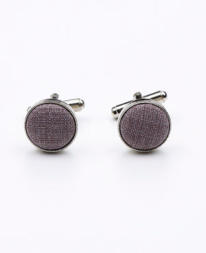 Boutons de Manchette Violet n°1 en Polyester | Octave - Unipap's