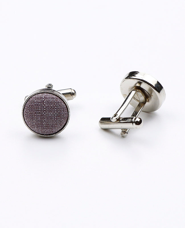 Boutons de Manchette Violet n°1 en Polyester | Octave - Unipap's
