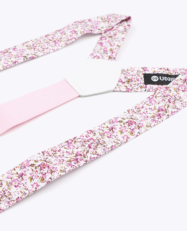 Bretelles Liberty Rose n°4 en Coton «Gaspard»